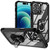 For iPhone 14 Pro TPU + PC Lens Protection Phone Case with Ring Holder(Black)