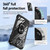 For iPhone 14 Pro TPU + PC Lens Protection Phone Case with Ring Holder(Black)