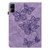 For Xiaomi Redmi Pad 10.61 Embossed Butterfly Pattern Leather Tablet Case(Purple)
