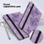 For Xiaomi Redmi Pad 10.61 Embossed Butterfly Pattern Leather Tablet Case(Purple)