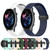 For Amazfit GTS 3 20mm Solid Color Magnetic Clasp Silicone Watch Band(Beige)