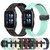For Garmin Venu Sq 2 20mm Solid Color Magnetic Clasp Silicone Watch Band(Beige)