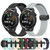 For Huawei Watch GT Runner 22mm Solid Color Magnetic Clasp Silicone Watch Band(Wine Red)