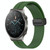 For Huawei GT2 Pro 22mm Solid Color Magnetic Clasp Silicone Watch Band(Army Green)