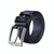 BULL CAPTAIN 01 Pin Buckle Thickened Cowhide Wear-Resistant Belt, Length: 110cm (Smooth Black)