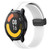 For Xiaomi MI Watch Color 2 22mm Solid Color Magnetic Clasp Silicone Watch Band(White)