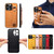 For iPhone 14 Pro Max Crocodile Wristband Wallet Leather Back Cover Phone Case(Brown) For iPhone 14 Pro Max Crocodile Wristband Wallet Leather Back Cover Phone Case(Brown)