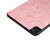 For iPad 10th Gen 10.9 2022 Three-fold Marble Texture Protective Tablet Case with Pen Slot(Pink)