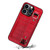 For iPhone 14 Pro Crocodile Wristband Wallet Leather Back Cover Phone Case(Red) For iPhone 14 Pro Crocodile Wristband Wallet Leather Back Cover Phone Case(Red)