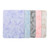 For iPad 10th Gen 10.9 2022 Three-fold Marble Texture Protective Tablet Case with Pen Slot(Purple)