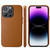 For iPhone 14 Pro Lamb Grain PU Back Cover Phone Case(Brown) For iPhone 14 Pro Lamb Grain PU Back Cover Phone Case(Brown)