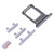 SIM Card Tray + SIM Card Tray + Side Keys for iPhone 14 Pro Max (Purple)