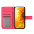 For Infinix Hot 11S Skin Feel Sun Flower Pattern Flip Leather Phone Case with Lanyard(Rose Red)