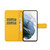 For Samsung Galaxy A14 5G Ethnic Style Embossed Pattern Leather Phone Case(Yellow)