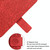 For OPPO A17 Mandala Embossed Flip Leather Phone Case(Red)
