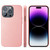 For iPhone 14 Pro Lamb Grain PU Back Cover Phone Case(Pink) For iPhone 14 Pro Lamb Grain PU Back Cover Phone Case(Pink)