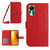 For Infinix Hot 11S NFC Skin Feel Sun Flower Pattern Flip Leather Phone Case with Lanyard(Red)