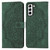 For Samsung Galaxy S23+ 5G Mandala Embossed Flip Leather Phone Case(Green)