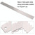 GNR3 Stainless Steel Measurement Bass Guitar Neck Ruler, Style: Double Teeth GNR3 Stainless Steel Measurement Bass Guitar Neck Ruler, Style: Double Teeth