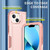 For iPhone 13 3 in 1 PC + TPU Shockproof Phone Case(Pink)