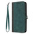 For iPhone 14 Side Buckle Double Fold Hand Strap Leather Phone Case(Dark Green) For iPhone 14 Side Buckle Double Fold Hand Strap Leather Phone Case(Dark Green)