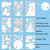 Christmas Static Glass Window Decoration Background Decorative Stickers(White Santa Claus)