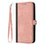 For Samsung Galaxy A70 Side Buckle Double Fold Hand Strap Leather Phone Case(Pink)