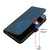 For iPhone 13 Pro Side Buckle Double Fold Hand Strap Leather Phone Case(Royal Blue)