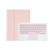 For Lenovo Xiaoxin Pad 2022 10.6 inch/Tab M10 Plus 10.6 3rd Gen 2022 AM20-A Lambskin Texture Bluetooth Touch Keyboard Leather Tablet Case (Pink)