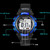 SYNOKE 99569 Children LCD Luminous Waterproof Electronic Sports Watch(Black Red)