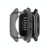 For Garmin Venu Sq 2 Half-cover TPU Watch Case(Transparent Black)