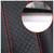 Fiber Leather Embossed Car Seat Belt Shoulder Cover Protector 6.5X23cm(Wine Red) Fiber Leather Embossed Car Seat Belt Shoulder Cover Protector 6.5X23cm(Wine Red)