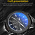 Ochstin 5039C Multifunctional Business Men Watch Luminous Waterproof Leather Quartz Watch(Black+Silver+Black)