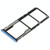 SIM Card Tray + SIM Card Tray + Micro SD Card Tray For Xiaomi Redmi Note 11S 5G (Blue)