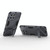 For Honor X8 5G Punk Armor PC + TPU Phone Case with Holder(Grey)