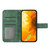 For Realme 5 Skin Feel Sun Flower Pattern Flip Leather Phone Case with Lanyard(Green)