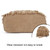 Frosted Tassel Bucket Bag Single Shoulder Crossbody Bag For Women(Almond)