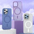For iPhone 13 Magsafe Magnetic Crystal Frosted Series Phone Case(Translucent Blue)