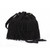 Frosted Tassel Bucket Bag Single Shoulder Crossbody Bag For Women(Black)