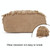 Frosted Tassel Bucket Bag Single Shoulder Crossbody Bag For Women(Brown)
