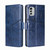 For Nokia G60 5G Geometric Stitching Horizontal Flip Leather Phone Case(Blue) For Nokia G60 5G Geometric Stitching Horizontal Flip Leather Phone Case(Blue)