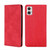 For Motorola Moto E22/E22i Skin Feel Magnetic Horizontal Flip Leather Phone Case(Red)