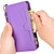 For iPhone 14 Plus Litchi Texture Zipper Leather Phone Case(Purple)