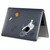 For MacBook Pro 16.2 A2485/A2880 2023 ENKAY Hat-Prince 3 in 1 Spaceman Pattern Laotop Protective Crystal Case with TPU Keyboard Film / Anti-dust Plugs, Version:EU(Spaceman No.2)