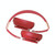 FG-07S Foldable Wireless Headset With Microphone Support AUX/TF Card(Red)