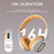 H7 Foldable Wireless Bluetooth Headset With Microphone Support TF Card, AUX(Light Gray)