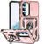 For Samsung Galaxy S23+ 5G Sliding Camshield Holder Phone Case(Rose Gold)