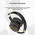 H7 Foldable Wireless Bluetooth Headset With Microphone Support TF Card, AUX(Black)