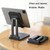 SSKY X5 Desktop Phone Live Foldable Tablet Bracket, Style: Double Rod Tablet Version (Black)