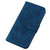 For Infinix Hot 12 Pro Butterfly Rose Embossed Leather Phone Case(Blue)